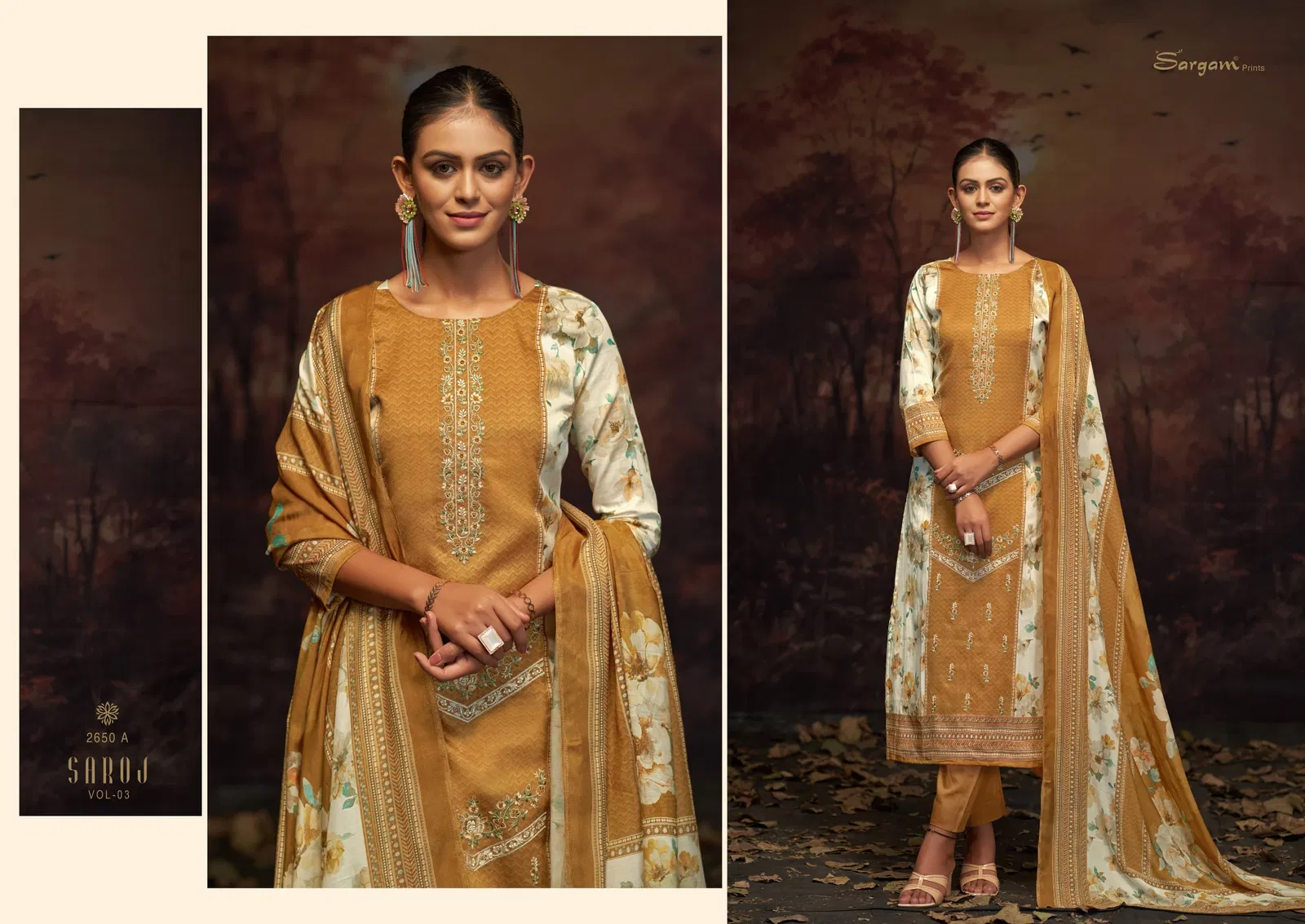 Saroj by Sargam Pure Jam Printed Designer Salwar Suit Wholesale In India